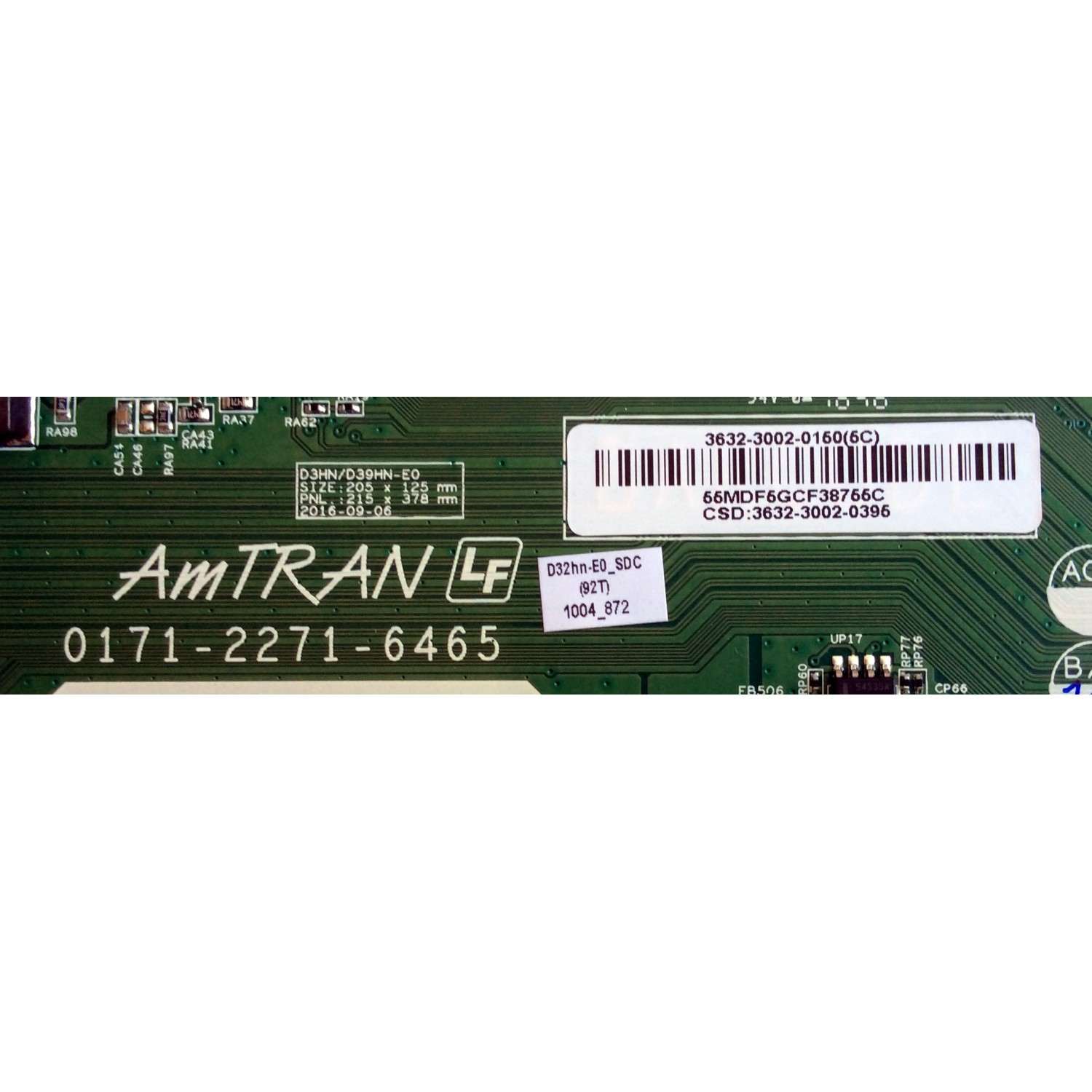MAIN FUENTE (COMBO) PARA TV VIZIO / NUMERO DE PARTE 3632-3002-0150 / 0171-2271-6465 / 3632-3002-0395 / PANEL LSC320AN10-H02 / MODELOS D32HN-E0 LAUSVMCS / D32HN-E0 LAUSVMCT - Imagen 3